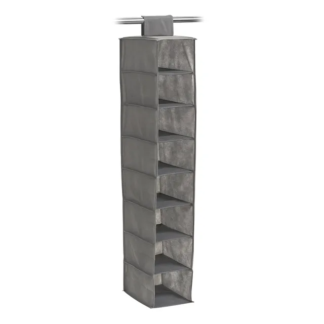 zeller-present-home-living-h-nge-aufbewahrung-8-f-cher-grau image 1