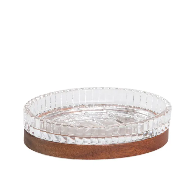 andrea-house-seifenschale-glas-akazie-neuheit image 1