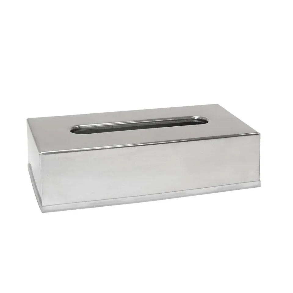 andrea-house-taschentuchbox-edelstahl-silber-rechteckig image 1
