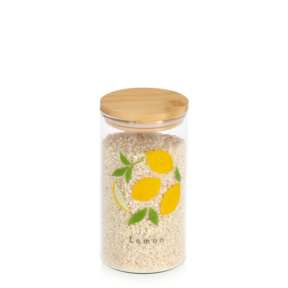 zeller-present-lemon-vorratsglas-bambusdeckel-850-ml image 4