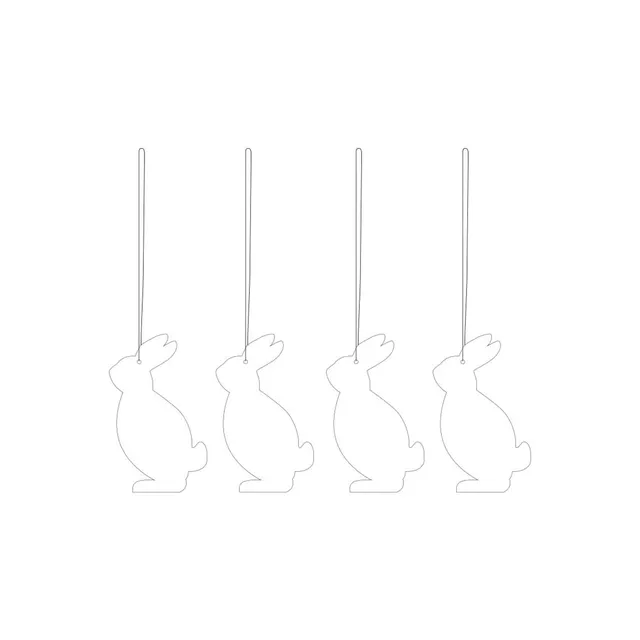 cooee-design-seasonal-easter-deco-hare-white-osteranh-nger-4er image 1