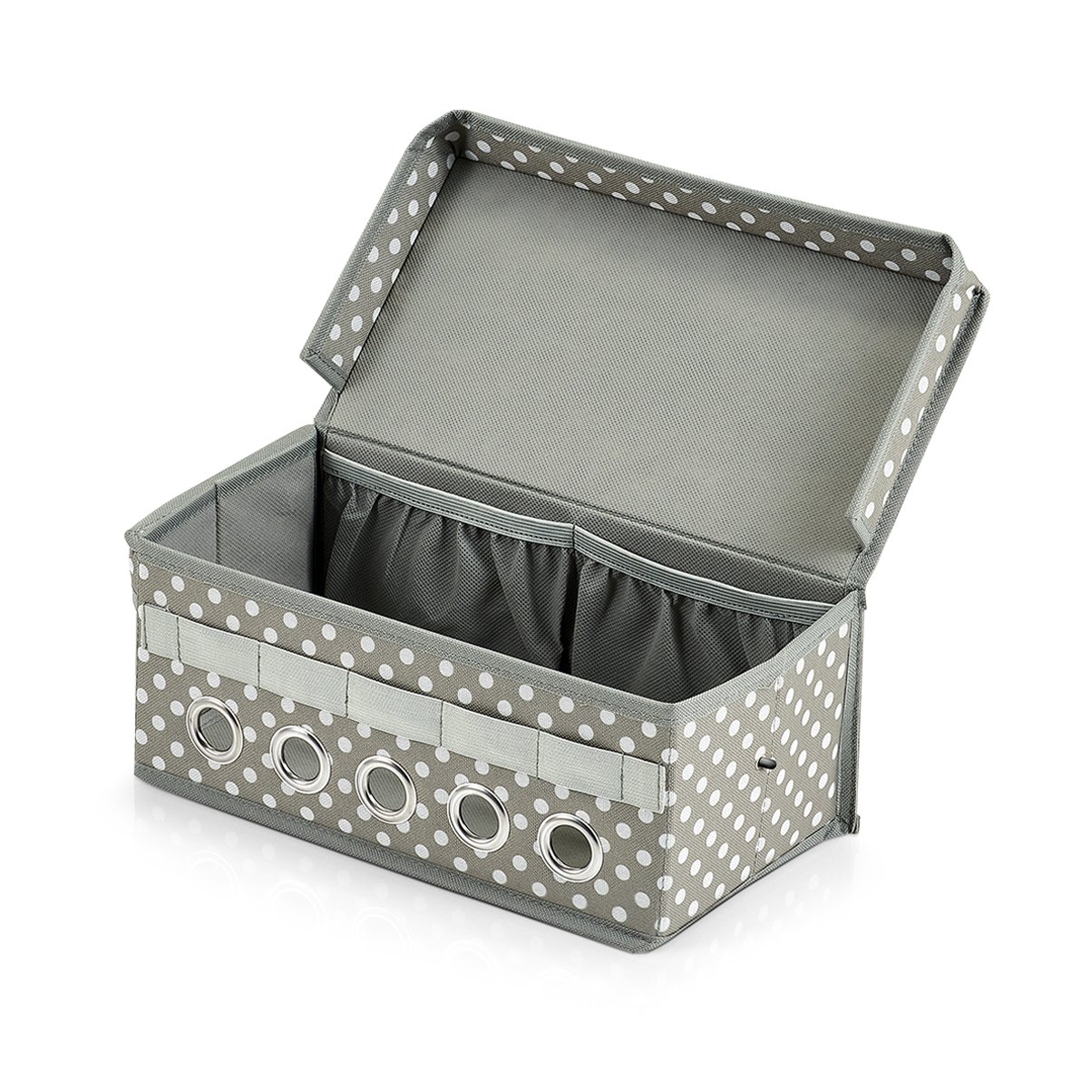 zeller-home-living-geschenkband-box-polyester-f-r-5-rollen image 2