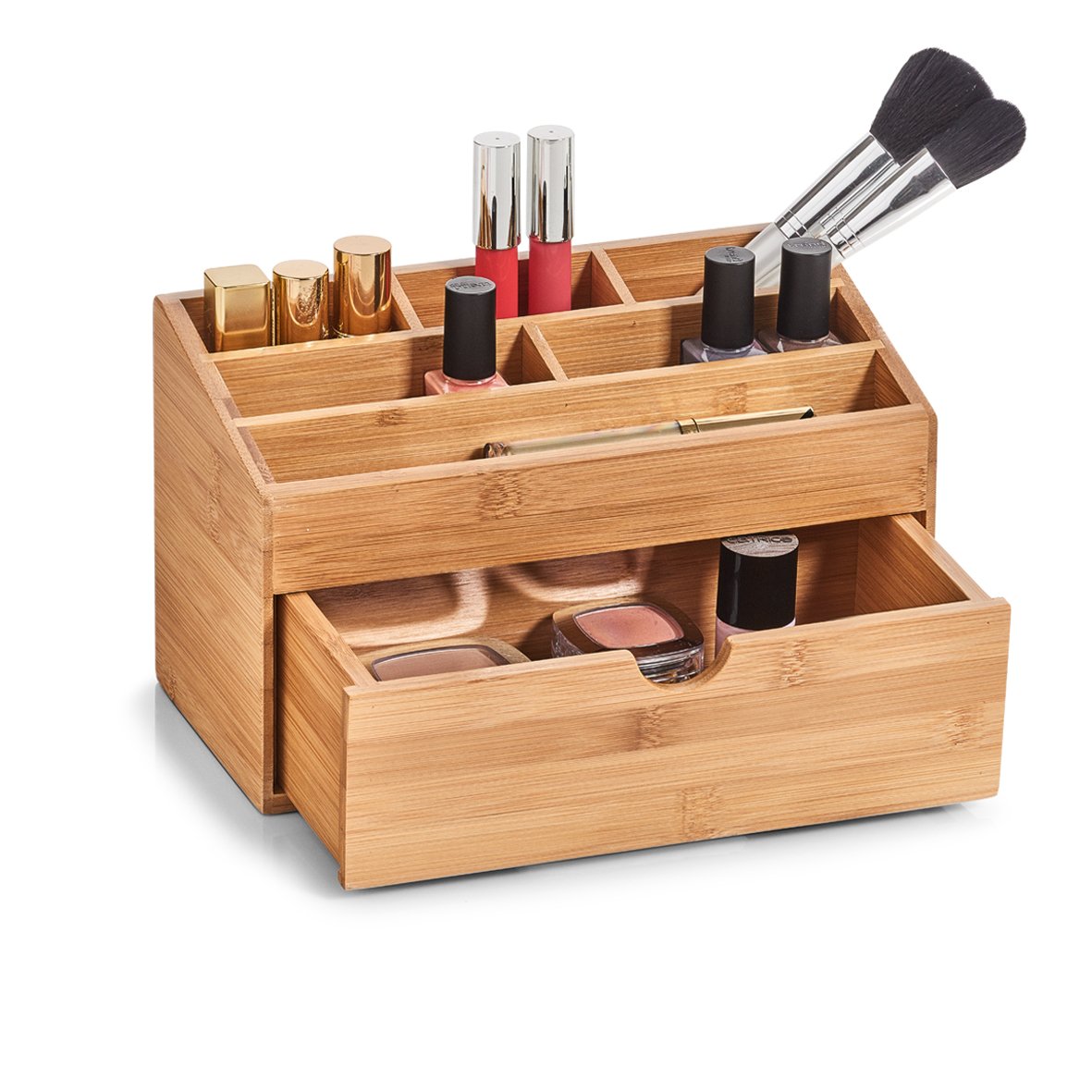 zeller-present-home-living-organizer-bambus-schubfach-6-f-cher image 3