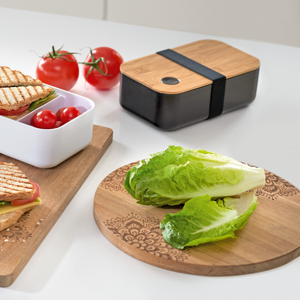 zeller-present-k-che-lunch-box-brotdose-schwarz-mit-bambusdeckel image 6
