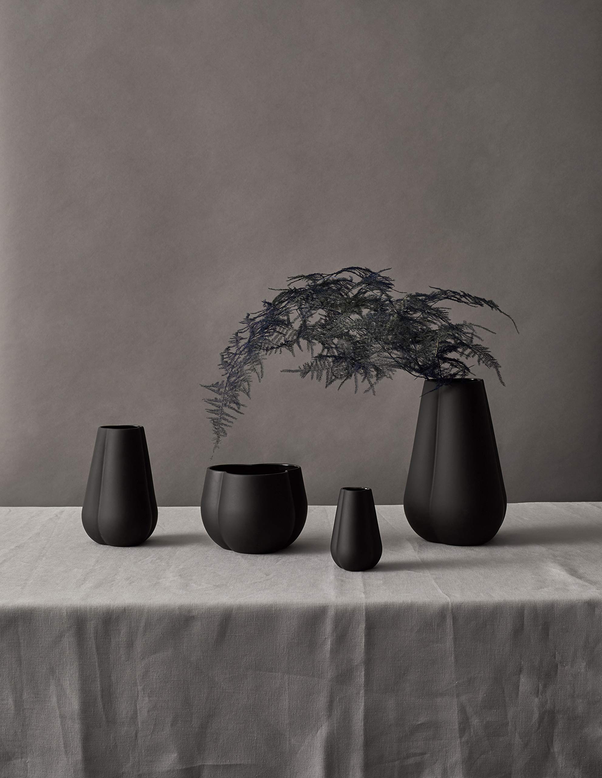 cooee-design-clover-11-cm-vase-keramik-schwarz-matt image 2