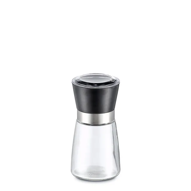 zeller-present-k-che-salz-pfefferm-hle-glas-edelstahl image 1