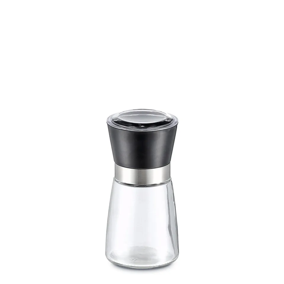 zeller-present-k-che-salz-pfefferm-hle-glas-edelstahl image 1