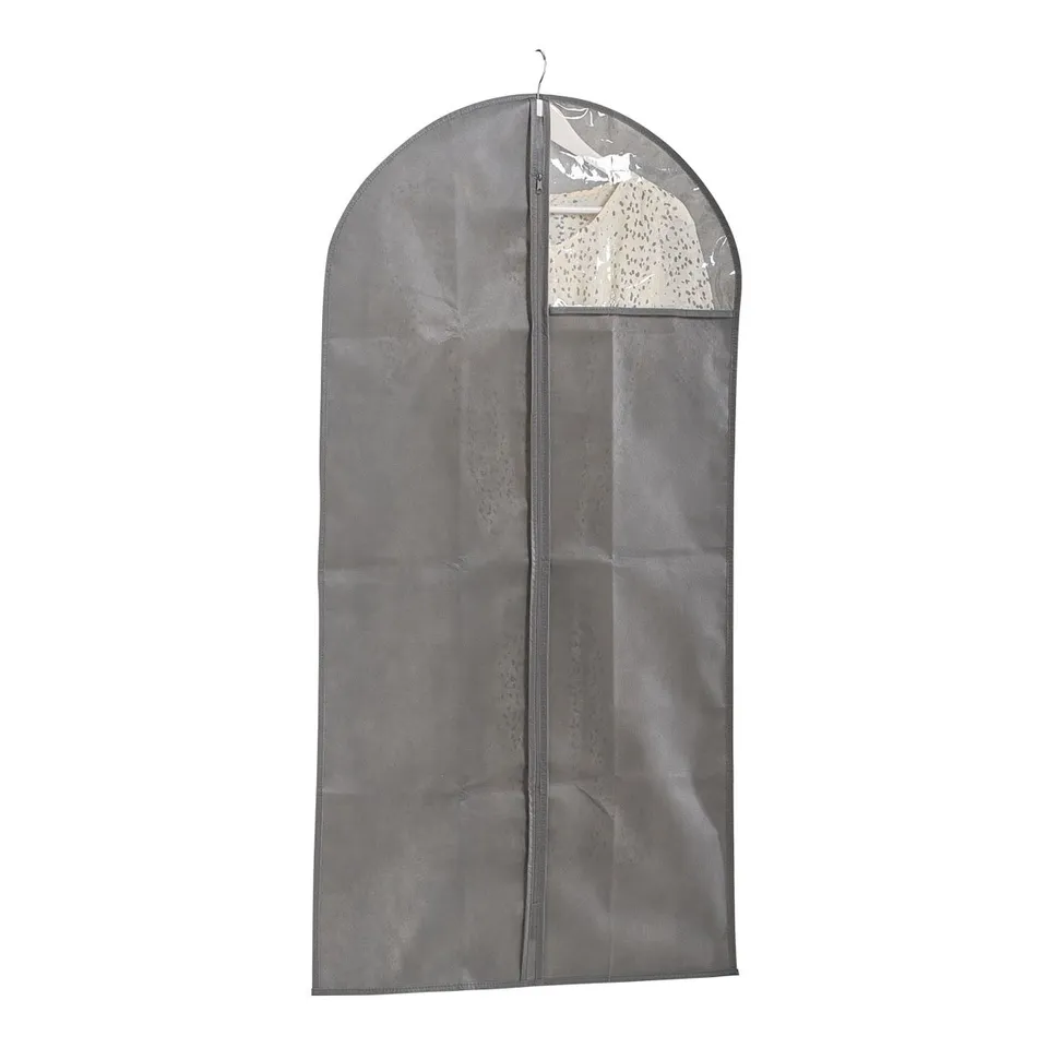 zeller-present-home-living-kleiderh-lle-grau-vlies-mit-fenster image 1
