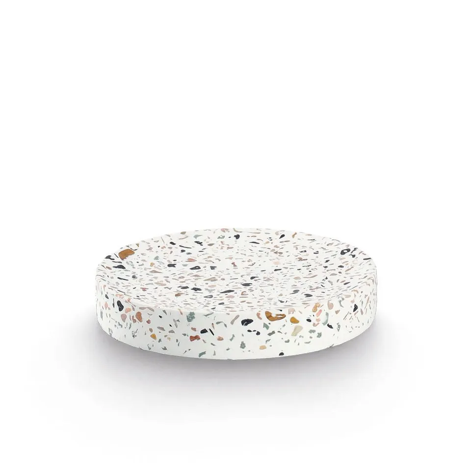 zeller-present-bad-seifenschale-terrazzo-zement image 1