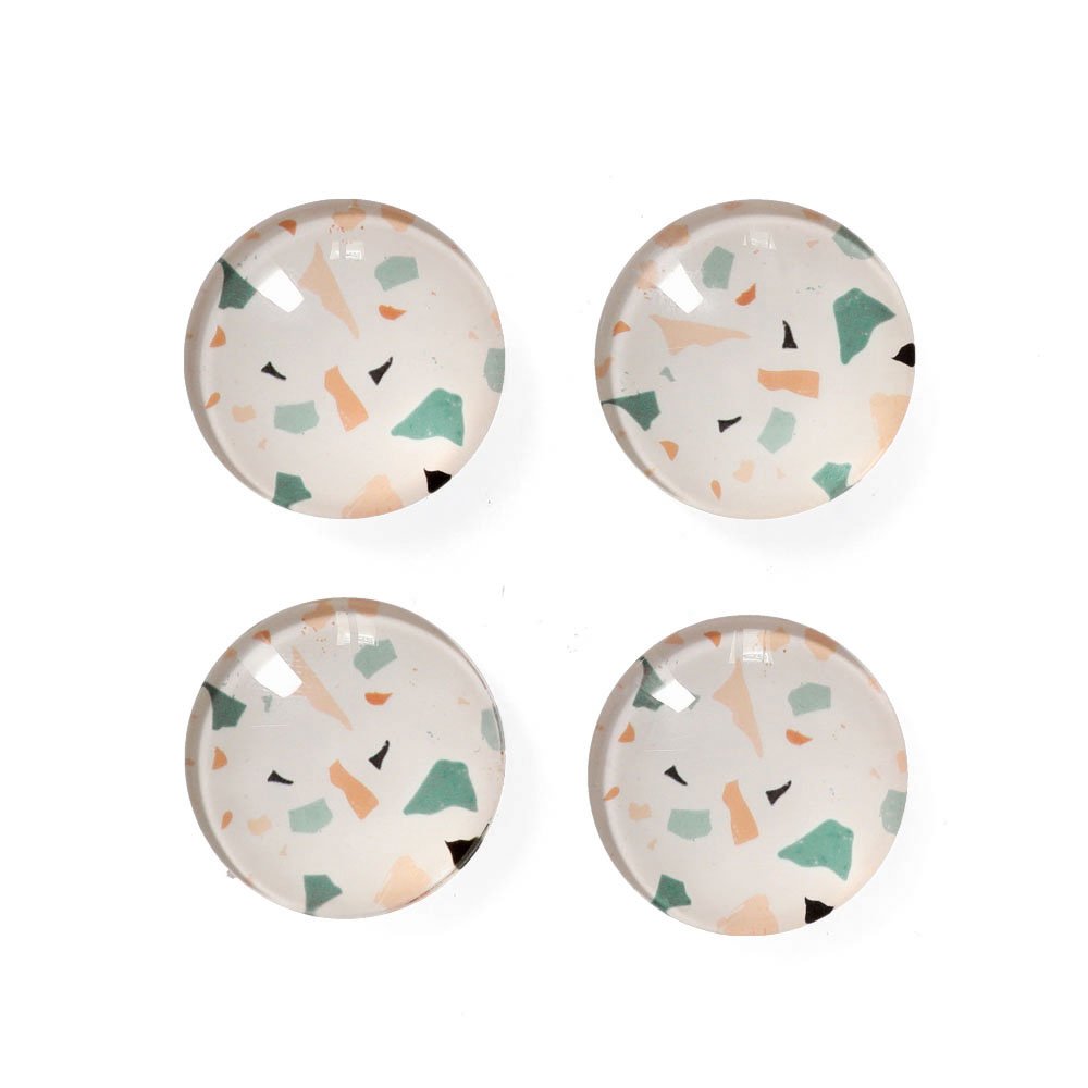 zeller-present-office-magnet-set-terrazzo-4-tlg image 1