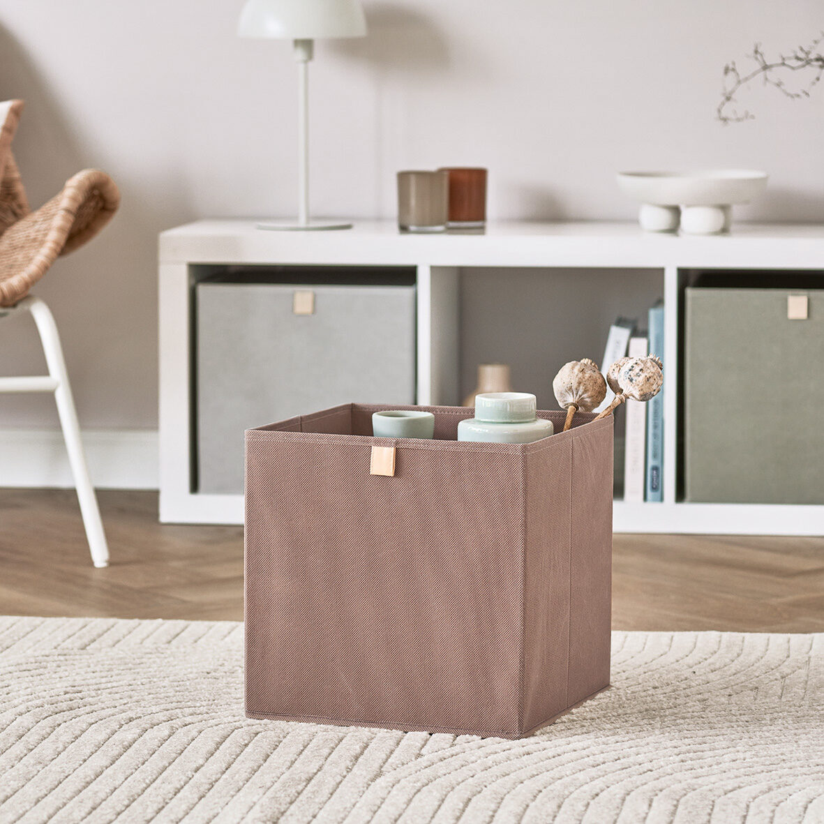 zeller-present-home-aufbewahrungsbox-vlies-mocca image 5