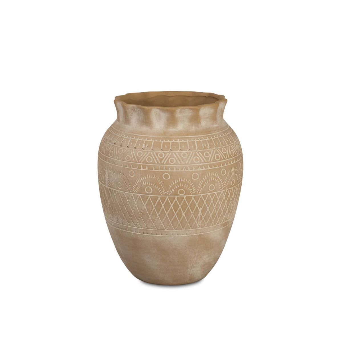 andrea-house-binibeca-vase-keramik-beige-deko image 2
