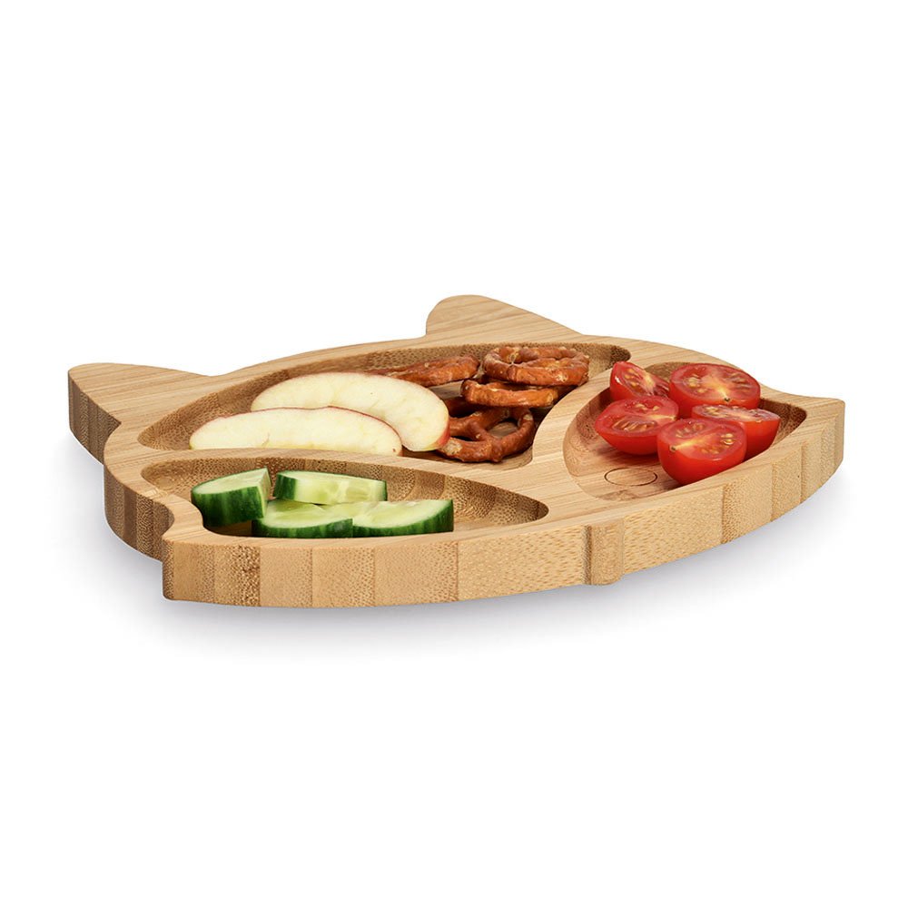 zeller-present-kids-snackteller-fuchs-bambus-mit-3-f-chern image 2