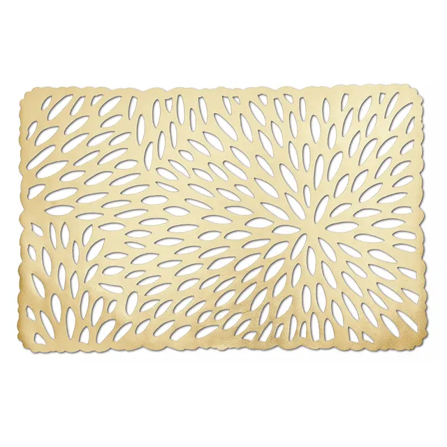 zeller-present-table-platzset-kunststoff-gold-abwischbar image 1