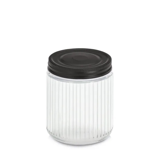 zeller-k-che-vorratsglas-metalldeckel-520-ml-geriffelt image 1