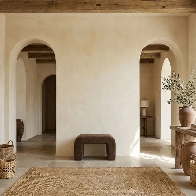 andrea-house-saya-hocker-braun-gepolstert-stoff image 1