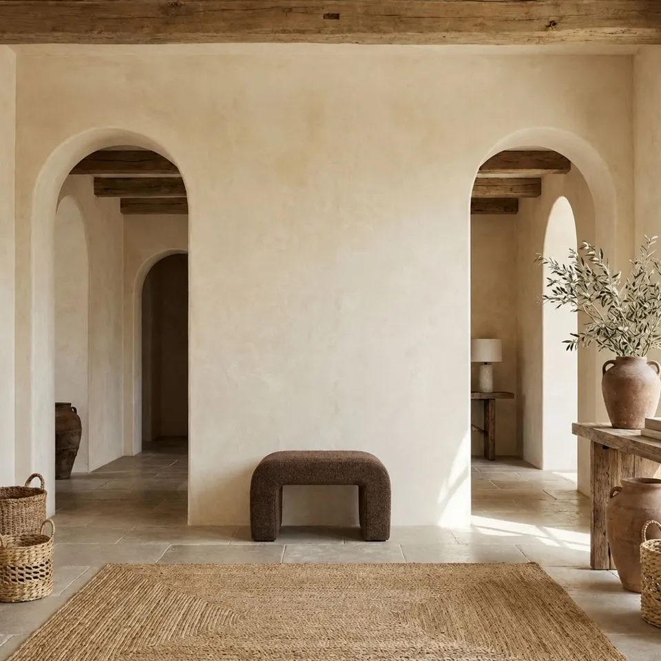 andrea-house-saya-hocker-braun-gepolstert-stoff image 1