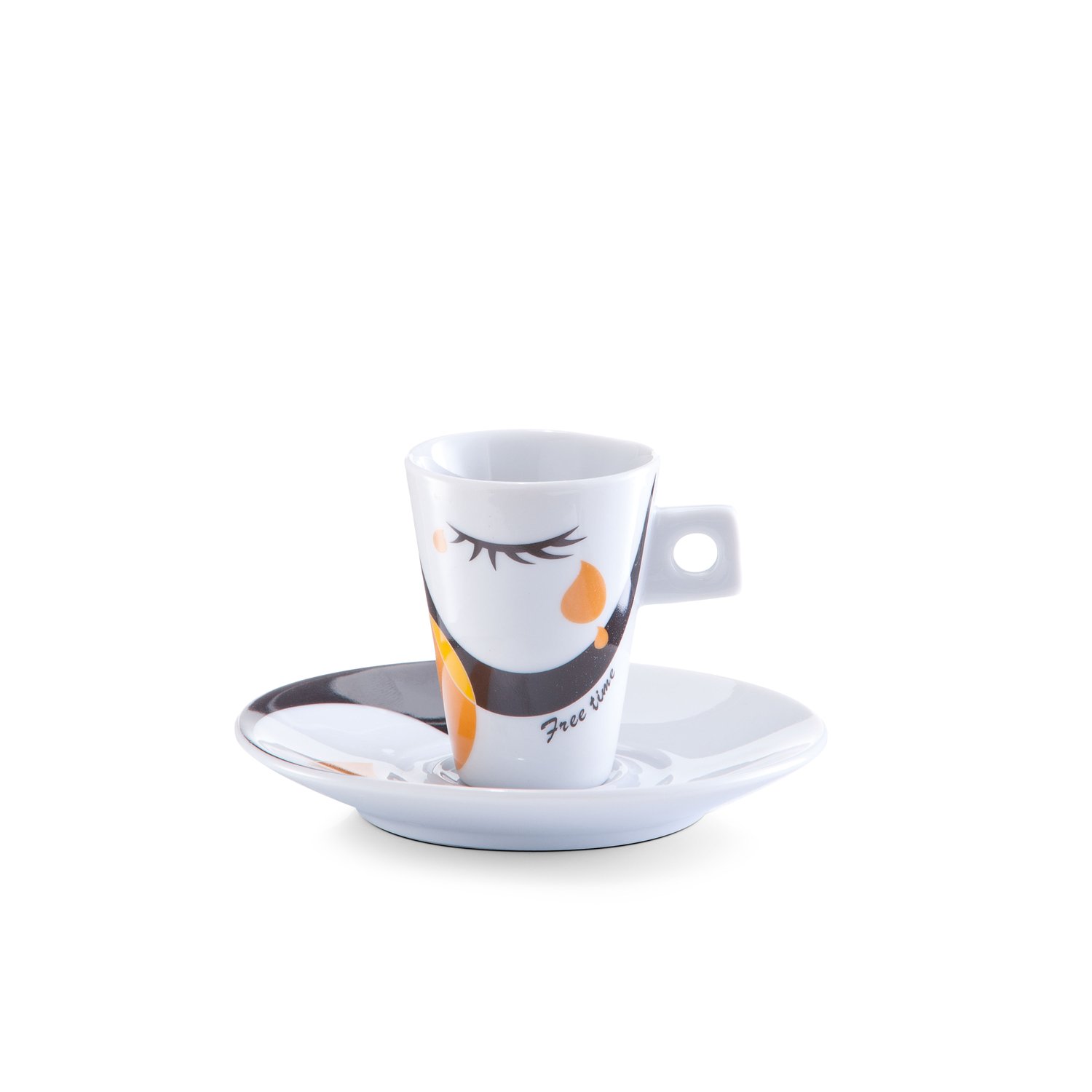 zeller-present-espresso-set-faces-12-tlg-porzellan-6-tassen-bunt image 6