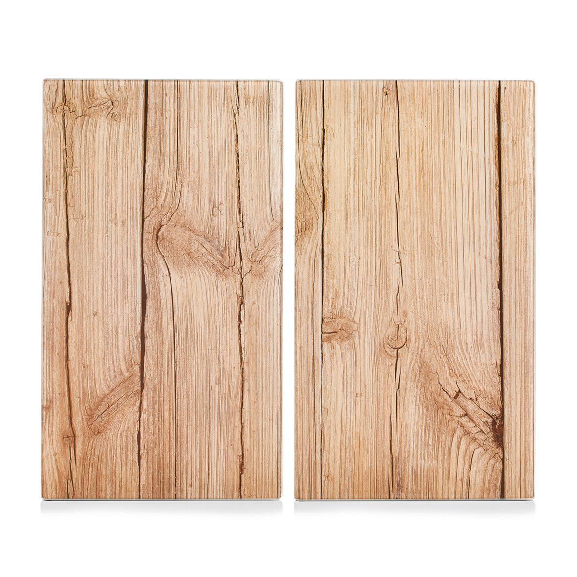 zeller-present-wood-herdabdeckung-schneideplatte-2-tlg-glas image 1