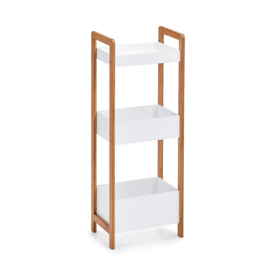 zeller-present-home-living-standregal-3-f-cher-bambus-wei image 1
