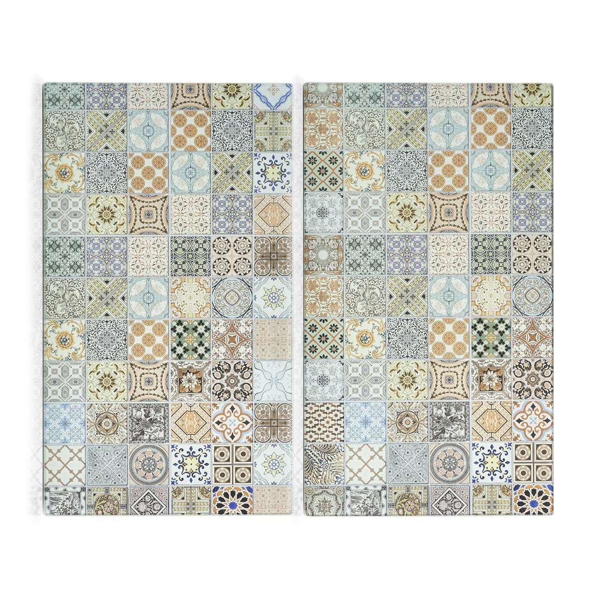 zeller-present-mosaik-herdabdeckplatten-set-glas-2-tlg-30x52-cm image 1