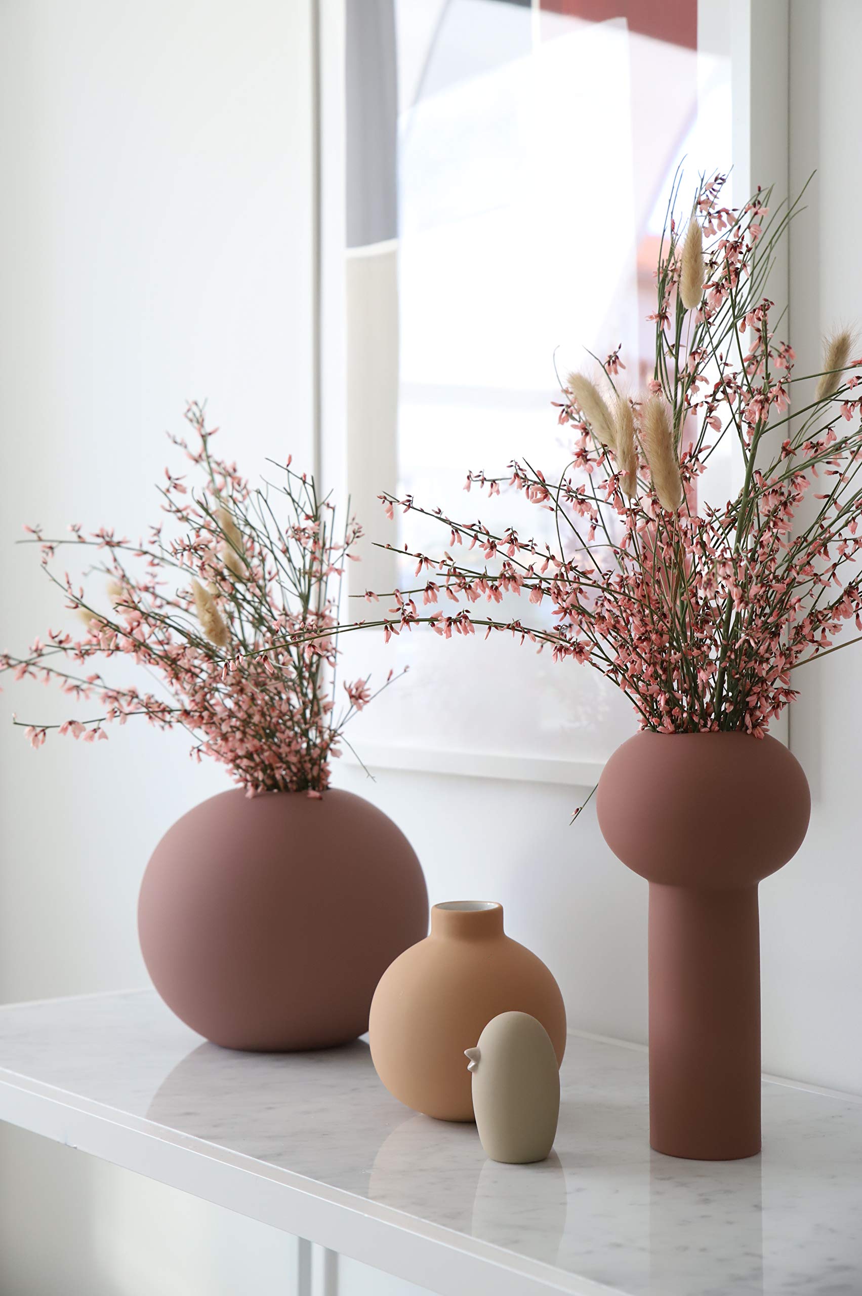cooee-design-ball-vase-keramikvase-cinder-rose-20-cm image 7