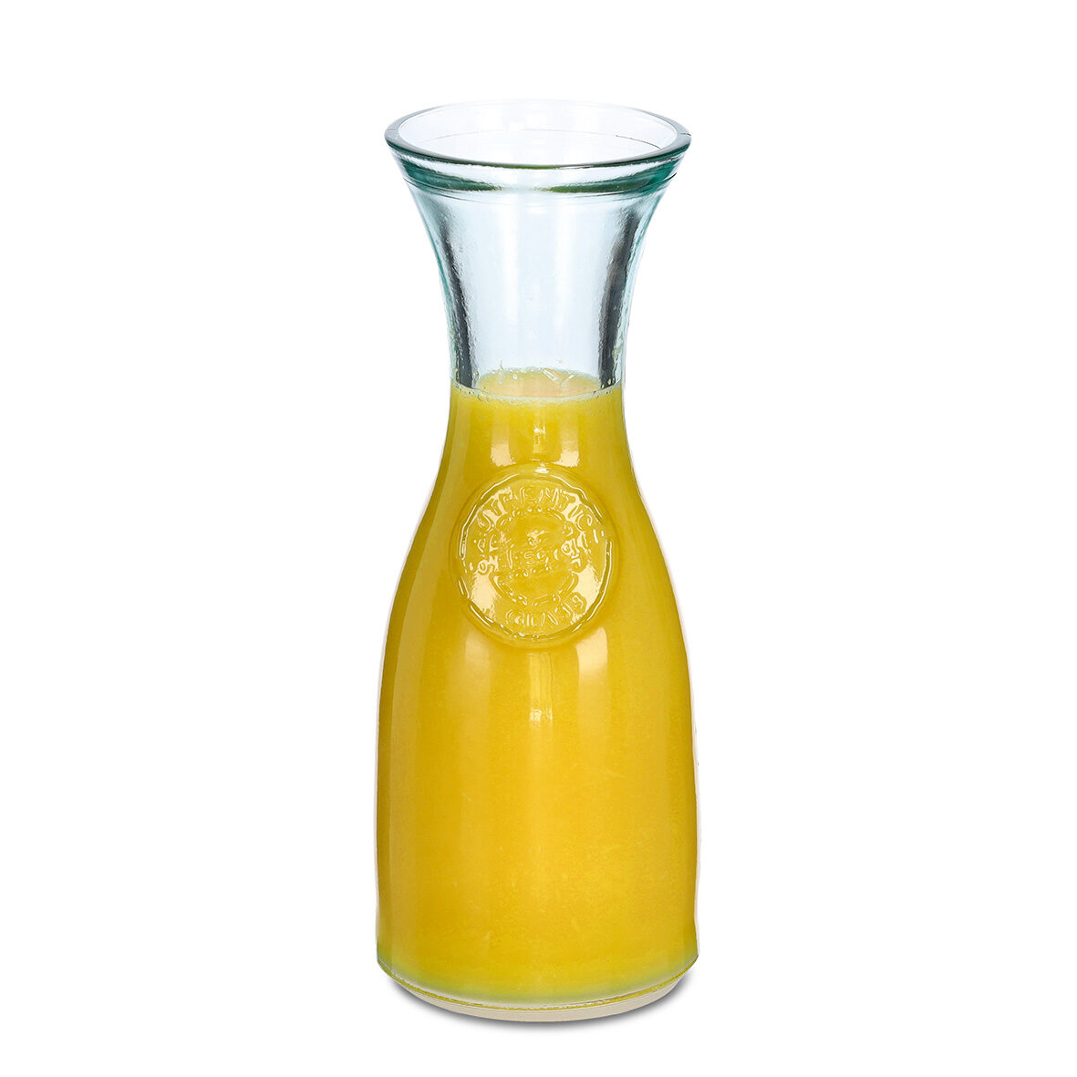 zeller-present-k-che-glaskaraffe-recycled-800-ml-bauchig image 4
