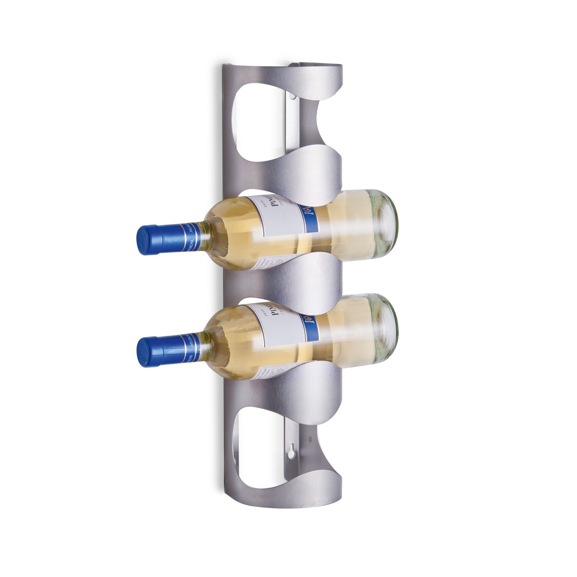 zeller-present-k-che-wand-flaschenhalter-edelstahl-f-r-4-flaschen image 1