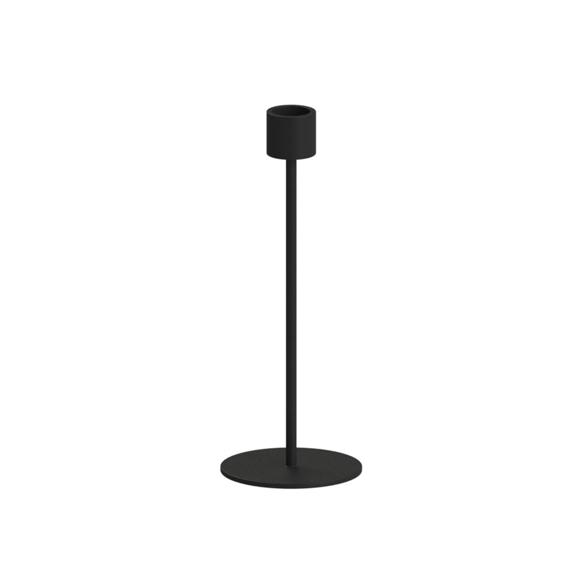 cooee-design-hi-029-01-bk-kerzenleuchter-schwarz-21-cm-metall image 1