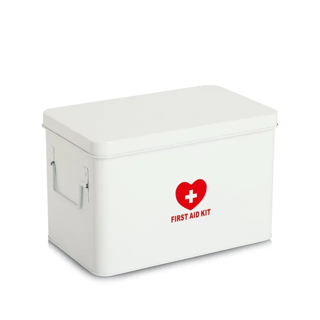 zeller-present-home-living-medizinbox-metall-wei image 1