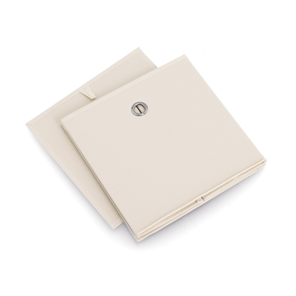 zeller-present-home-aufbewahrungsbox-vlies-beige-faltbar image 2
