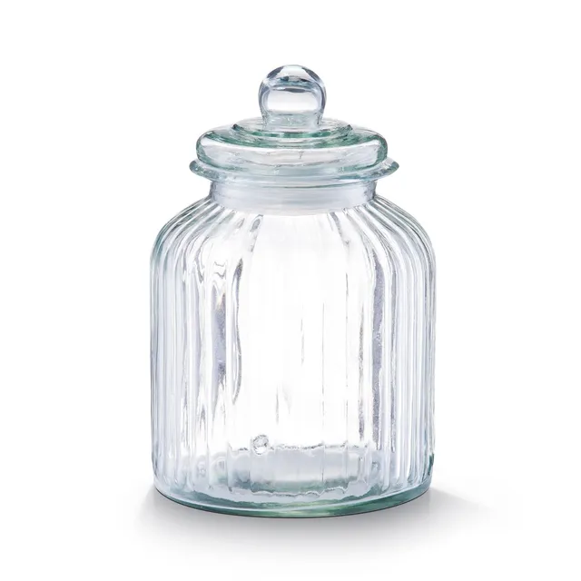zeller-k-che-vorratsglas-nostalgie-3800-ml-mit-silikondeckel image 1