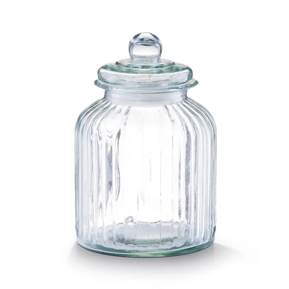 zeller-k-che-vorratsglas-nostalgie-3800-ml-mit-silikondeckel image 1