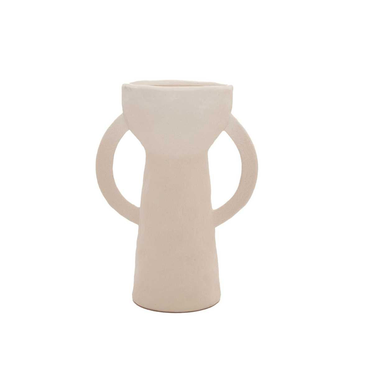 andrea-house-dulia-vase-steinzeug-wei-28-cm image 2