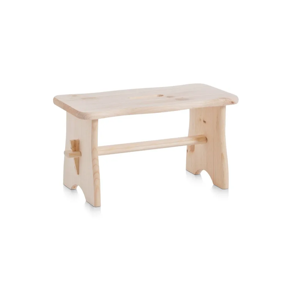 zeller-present-home-living-fu-bank-kiefer-holz-hocker-kiefernholz image 1