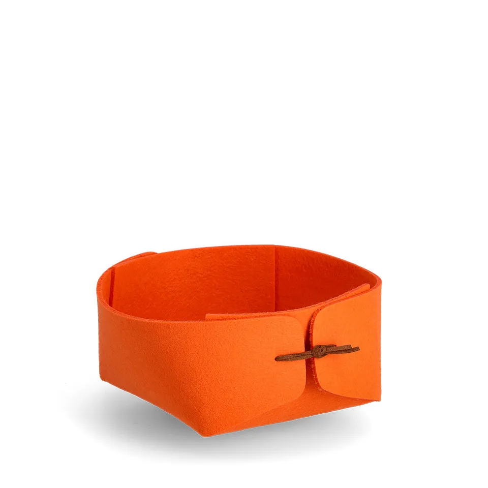 zeller-present-home-living-filz-aufbewahrungskorb-orange image 1