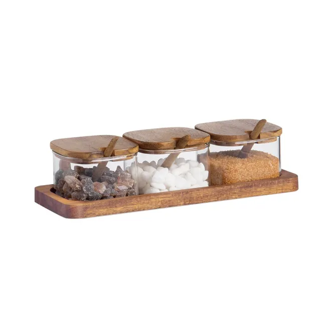 andrea-house-vorratsdose-glas-holzdeckel-k-che image 1