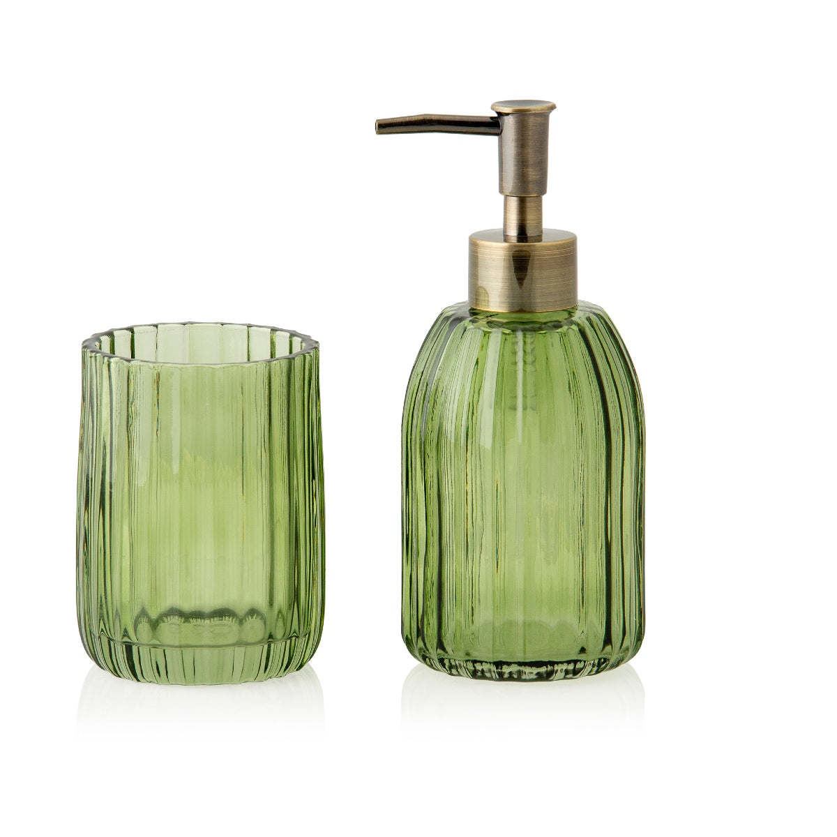 andrea-house-zahnb-rstenhalter-glas-gr-n-vintage-bad image 4