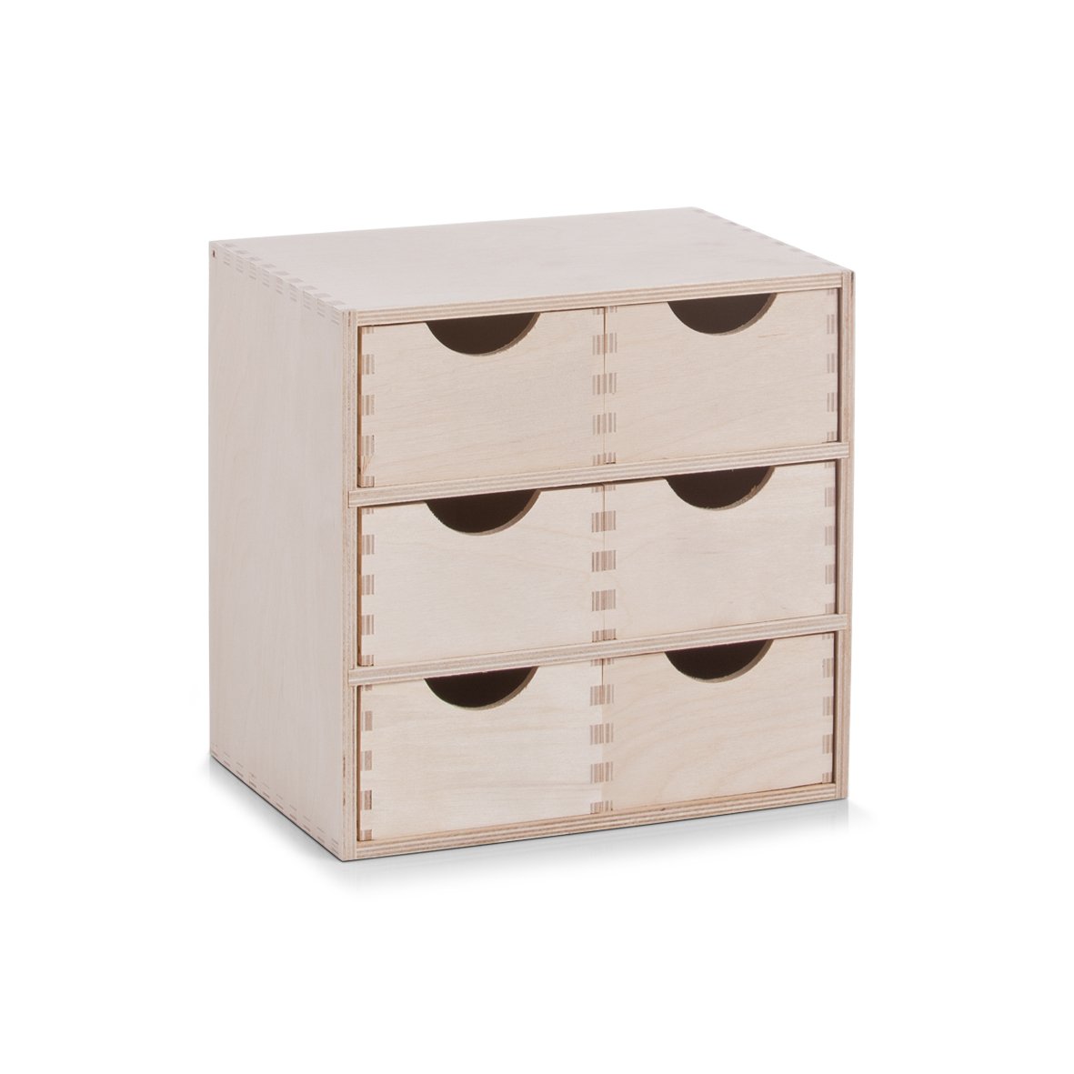zeller-present-home-living-schubladenelement-6er-birke-natur image 1