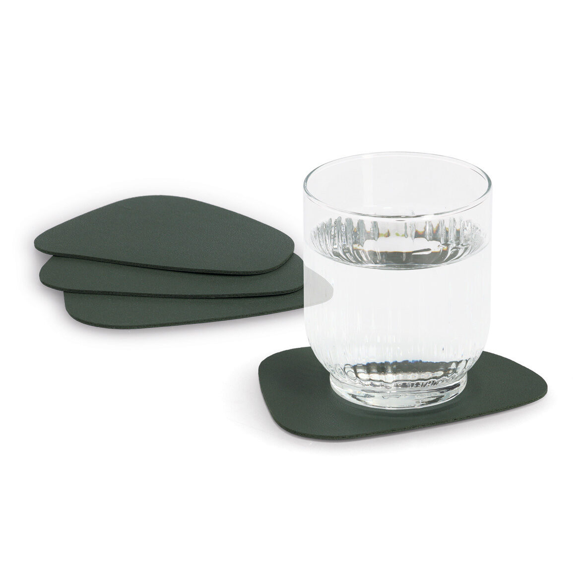 zeller-present-table-glasuntersetzer-set-2-tone-4-tlg-kunstleder image 3