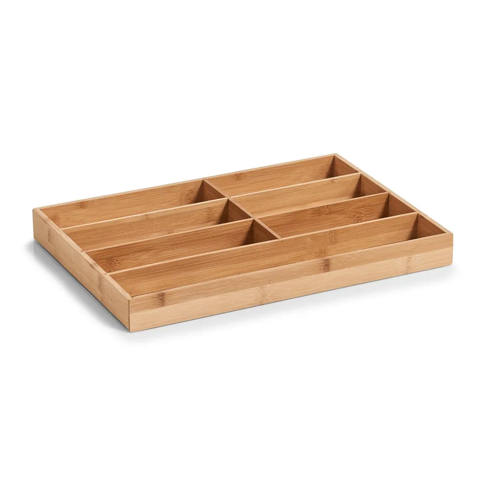 zeller-present-k-che-besteckkasten-bambus-mdf-7-f-cher image 1