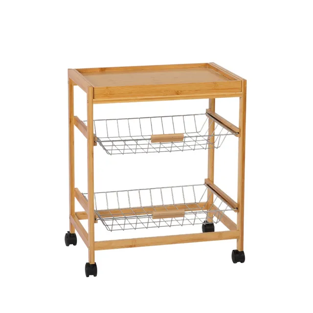 andrea-house-gem-sewagen-bambus-mit-tablett-k-chenwagen image 1