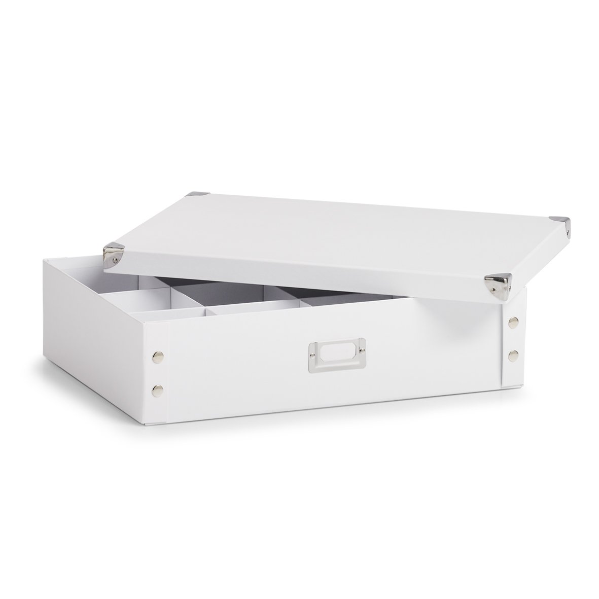 zeller-present-home-krawatten-g-rtelbox-pappe-wei-12-f-cher image 2