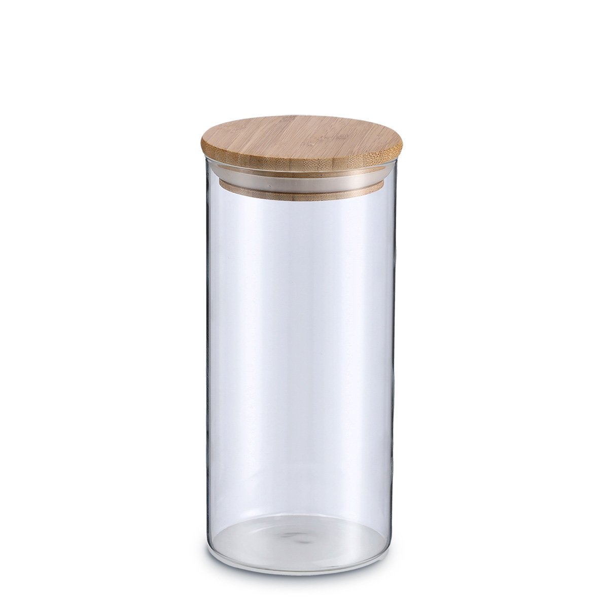 zeller-present-k-che-vorratsglas-bambusdeckel-1400-ml image 1