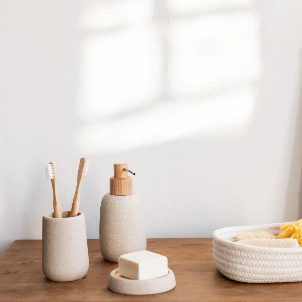 andrea-house-ba-o-seifenspender-beige-sandstein image 1