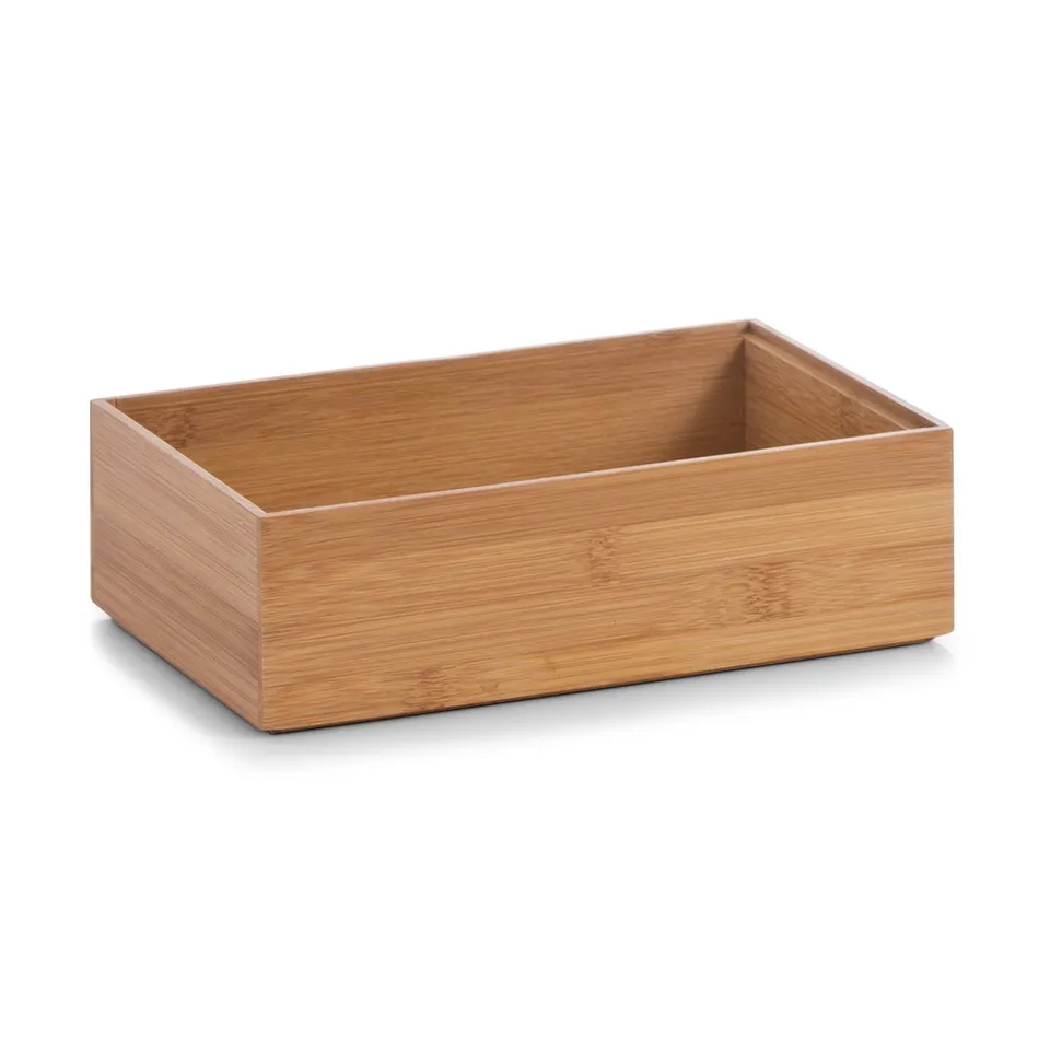 zeller-present-home-ordnungsbox-bambus-mdf-stapelbar image 1