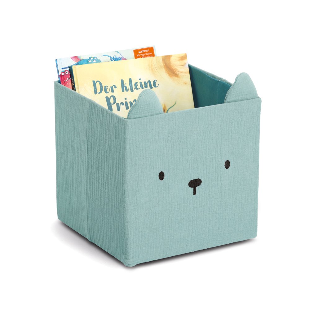 zeller-present-kids-aufbewahrungsbox-b-r-musselin-mint image 2