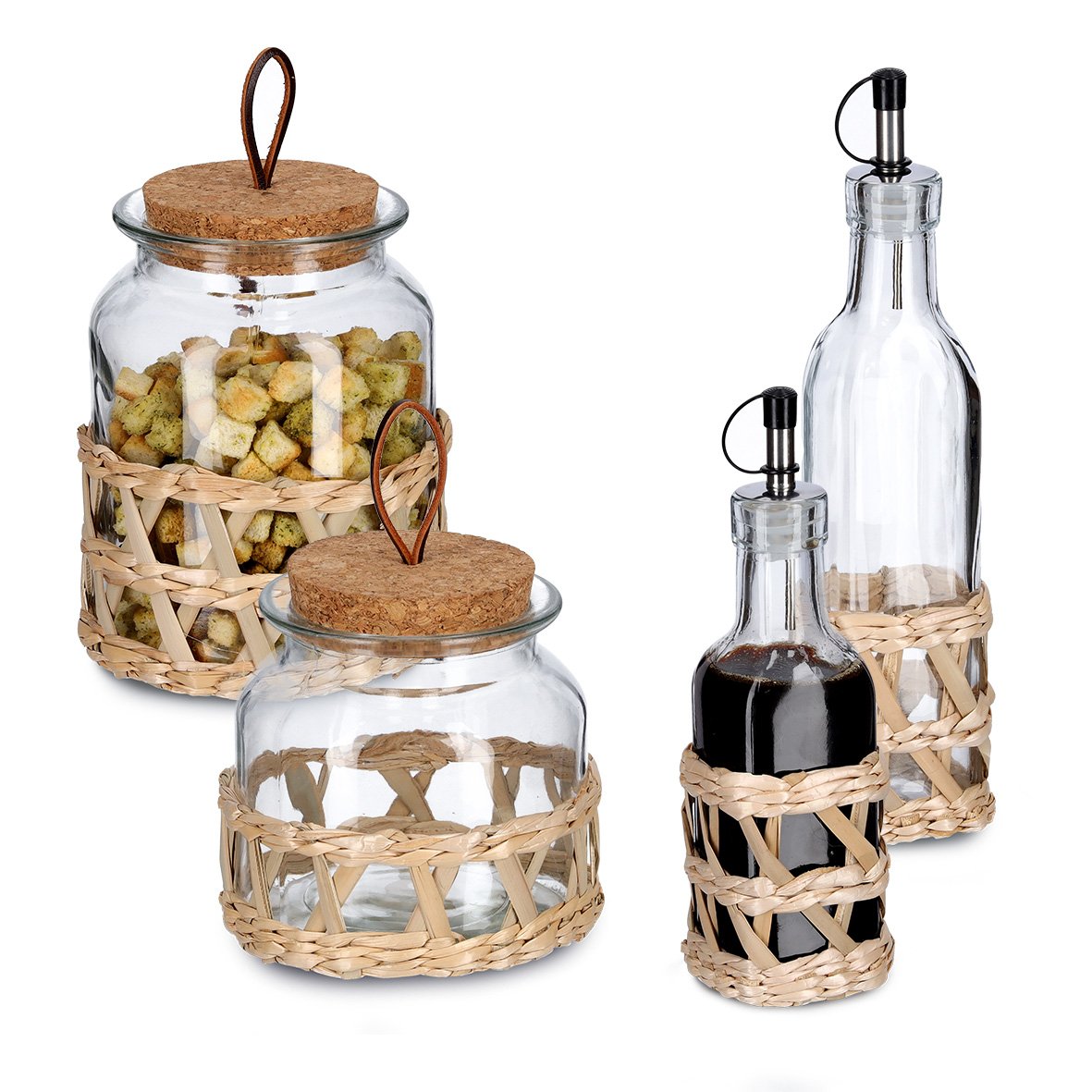 zeller-present-k-che-essig-lflasche-boho-190-ml-glas image 3