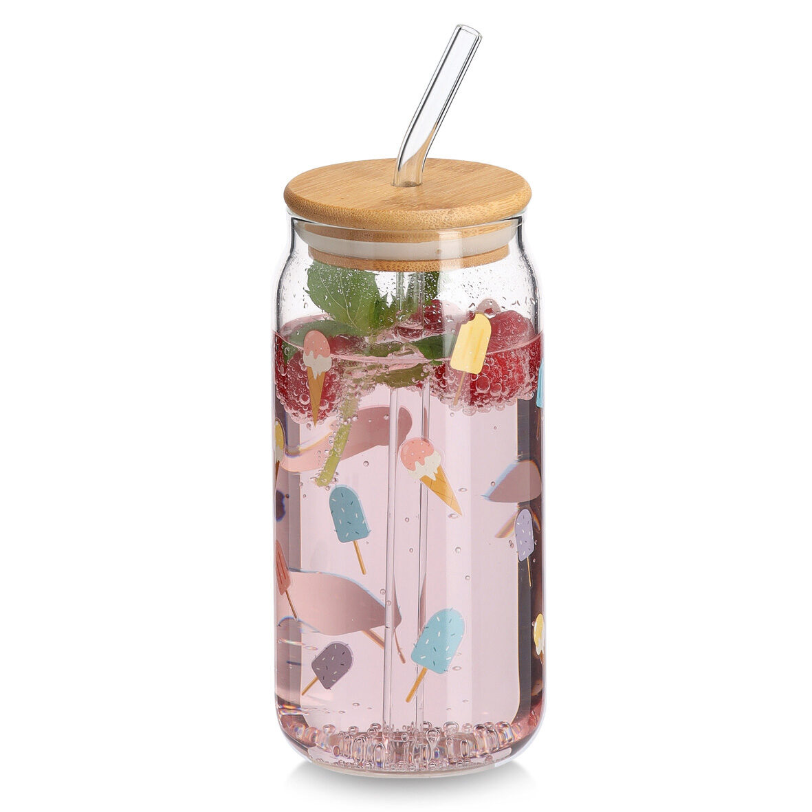 zeller-present-k-che-trinkglas-ice-cream-500-ml-mit-deckel image 3