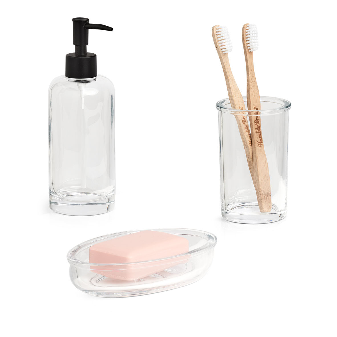 zeller-present-bad-zahnputzbecher-clear-glas-transparent image 2